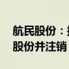 航民股份：拟回购2000万股-3000万股公司股份并注销