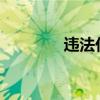 违法代码2009（违法代码）