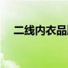 二线内衣品牌有哪些（内衣品牌有哪些）