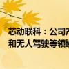 芯动联科：公司产品可用于飞行汽车、人形机器人、无人机和无人驾驶等领域