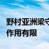 野村亚洲梁守纶：单靠降息对经济复苏的推动作用有限