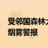 受邻国森林大火影响 阿根廷首都及15省发布烟雾警报