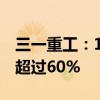 三一重工：1-8月公司在非洲销售额同比增长超过60%
