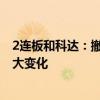 2连板和科达：撤销退市风险警示后 公司经营状况未发生重大变化