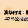 澳华内镜：股东Appalachian拟减持不超过1.42%公司股份