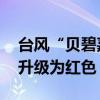 台风“贝碧嘉”逼近华东沿海 海浪预警级别升级为红色