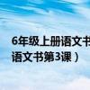 6年级上册语文书第3课《古诗三首》课堂笔记（6年级上册语文书第3课）
