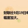 财联社9月19日电，美联储修正预测后，交易员消化的降息幅度加大。