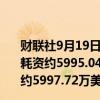 财联社9月19日电，阿里巴巴于9月17日回购564.06万股，耗资约5995.04万美元；于9月18日回购567.76万股，耗资约5997.72万美元。