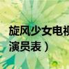 旋风少女电视剧演员表介绍（旋风少女电视剧演员表）