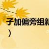 子加偏旁组新字一年级下册（子加偏旁组新字）