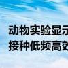 动物实验显示调整剂量配比可实现艾滋病疫苗接种低频高效