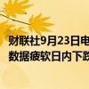 财联社9月23日电，德国2年期国债收益率因欧元区PMI调查数据疲软日内下跌10个基点，至2.153%。