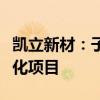 凯立新材：子公司投资建设氢化丁腈橡胶产业化项目
