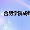 合肥学院成教院夏安林（合肥学院成教院）
