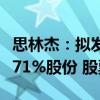 思林杰：拟发行股份及支付现金购买科凯电子71%股份 股票复牌