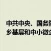 中共中央、国务院：鼓励青年投身重点领域、重点行业、城乡基层和中小微企业就业创业