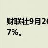财联社9月26日电，三得利控股明年将加薪约7％。