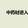 中药材进入产新季 白术等药材价格回落