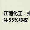 江南化工：拟公开挂牌转让控股子公司南部永生55%股权