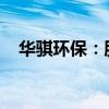 华骐环保：股东收到行政监管措施决定书