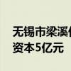 无锡市梁溪低空经济发展公司登记成立 注册资本5亿元