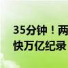 35分钟！两市成交额突破1万亿 刷新历史最快万亿纪录
