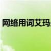 网络用词艾玛是什么意思（艾玛是什么意思）