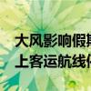 大风影响假期水运出行 浙江舟山沿海71条水上客运航线停航