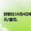 财联社10月4日电，现货白银重拾升势，现涨1%报32.31美元/盎司。
