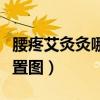 腰疼艾灸灸哪个部位图解（腰疼艾灸的准确位置图）