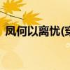 凤何以离忧(穿越 人神魔 FZ)（凤何以离忧）