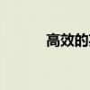 高效的英文翻译（高效的英文）