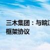 三木集团：与皖江江北新兴产业集中区管委会签署战略合作框架协议