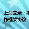 上海艾录：控股子公司与北理同创签署战略合作框架协议