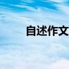 自述作文250字左右（二十位自述）