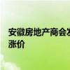 安徽房地产商会发布倡议书：呼吁房企不盲目降价、不冲动涨价