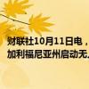 财联社10月11日电，马斯克表示，预计特斯拉将在明年在德克萨斯州和加利福尼亚州启动无人监督的完全自动驾驶（FSD）功能。