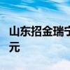 山东招金瑞宁矿业有限公司成立 注册资本9亿元