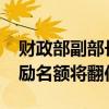 财政部副部长郭婷婷：2024年国家奖学金奖励名额将翻倍