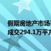 假期房地产市场平淡收场 37个重点监测城市商品住宅累计成交294.1万平方米