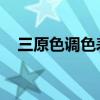 三原色调色表大全 步骤（三原色调色表）