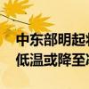 中东部明起将现大范围降水过程 东北多地最低温或降至冰点