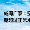 威海广泰：空港装备订单“井喷”增长生产排期超过正常水平