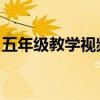 五年级教学视频 北京师范（五年级教学视频）