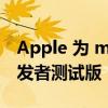 Apple 为 macOS Ventura 推出了第五个开发者测试版
