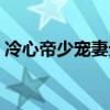 冷心帝少宠妻无度小说（冷心帝少宠妻无度）