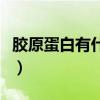 胶原蛋白有什么功效呀（胶原蛋白有什么功效）