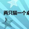 两只猫一个桌子桌子多高（两只猫桌子有多高）