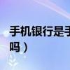 手机银行是手机网银吗（手机银行app是网银吗）